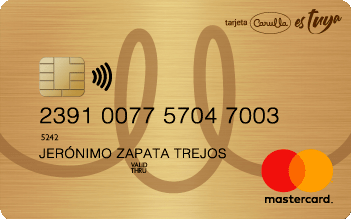 Tarjeta Carulla Gold Mastercard