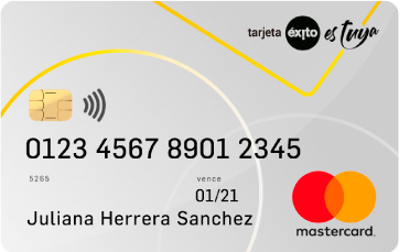 Tarjeta Éxito Pro Mastercard